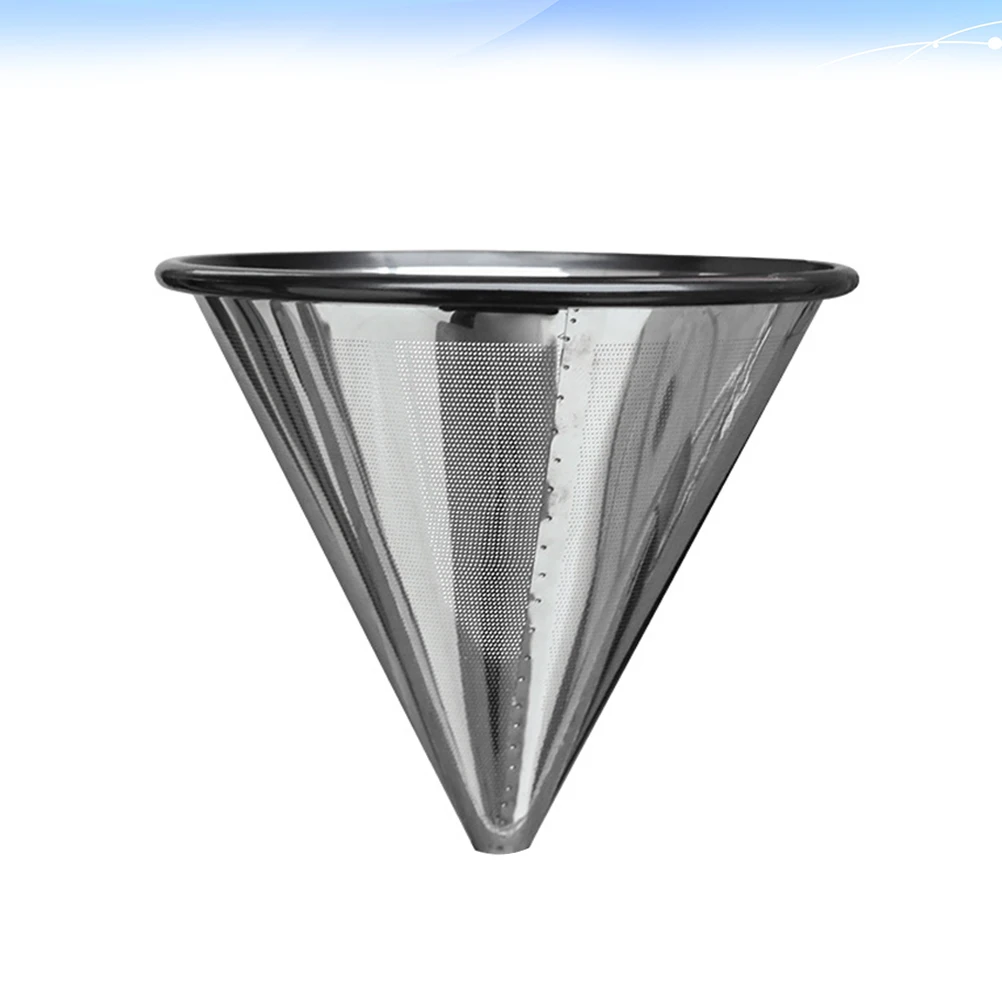 

Stainless Filter Mug Strainer Reusable Teaware Non Absorbent Essential Oils Clear Flavor Small Pot Carafe
