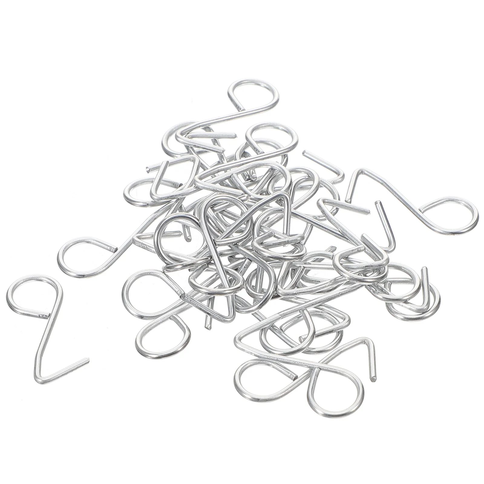 

100pcs Car Seat Cover Hooks Clips S Hooks Durable Zinc Steel Fixing Fasteners for Easy Installation and Long Lasting Use