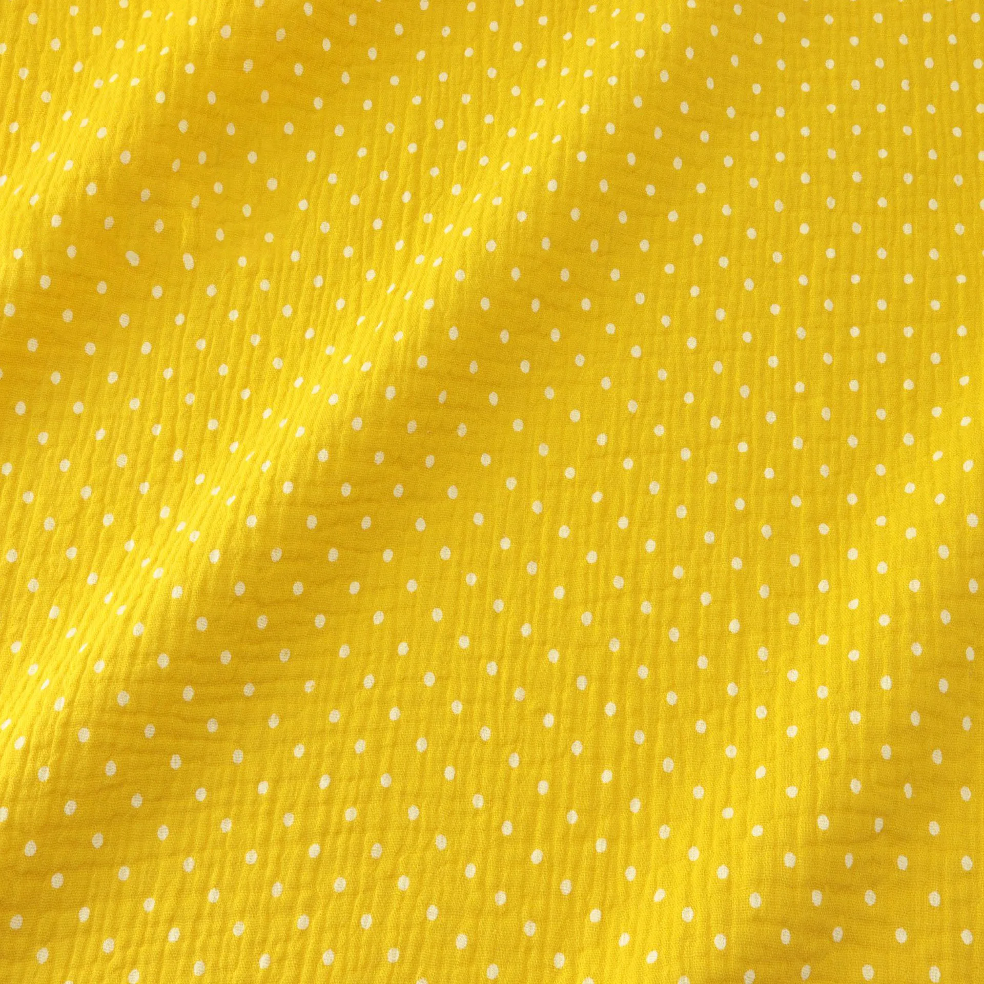 Soft dot Print Cotton Sewing Fabric Crepe Double Layer Gauze Cloth Cotton Skirt Pajama Cotton Fabric 100*135cm