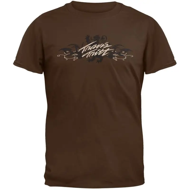 Travis Tritt tatouage Logo Lion 2009 Tour adulte hommes t-shirt