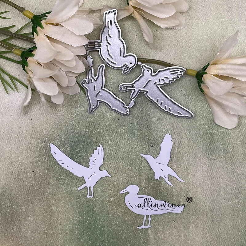 Seagull bird decoration Metal Cutting Dies Stencils For DIY Scrapbooking Decorative Embossing Handcraft Die Cutting Template