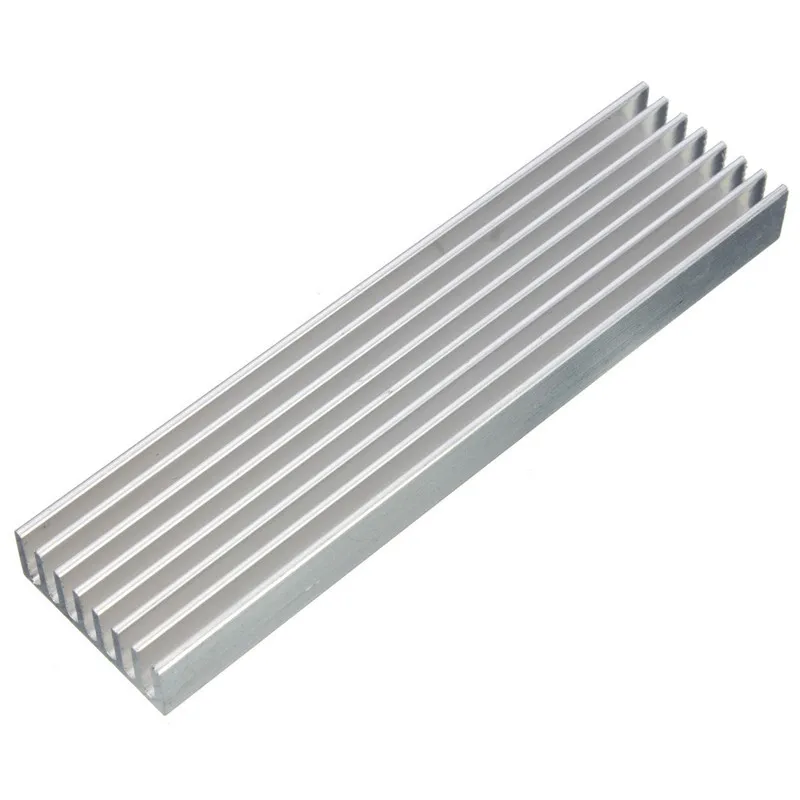 100x25x10mm Alluminio del Dissipatore di Calore di Raffreddamento LED Power IC Transistor Per Computer