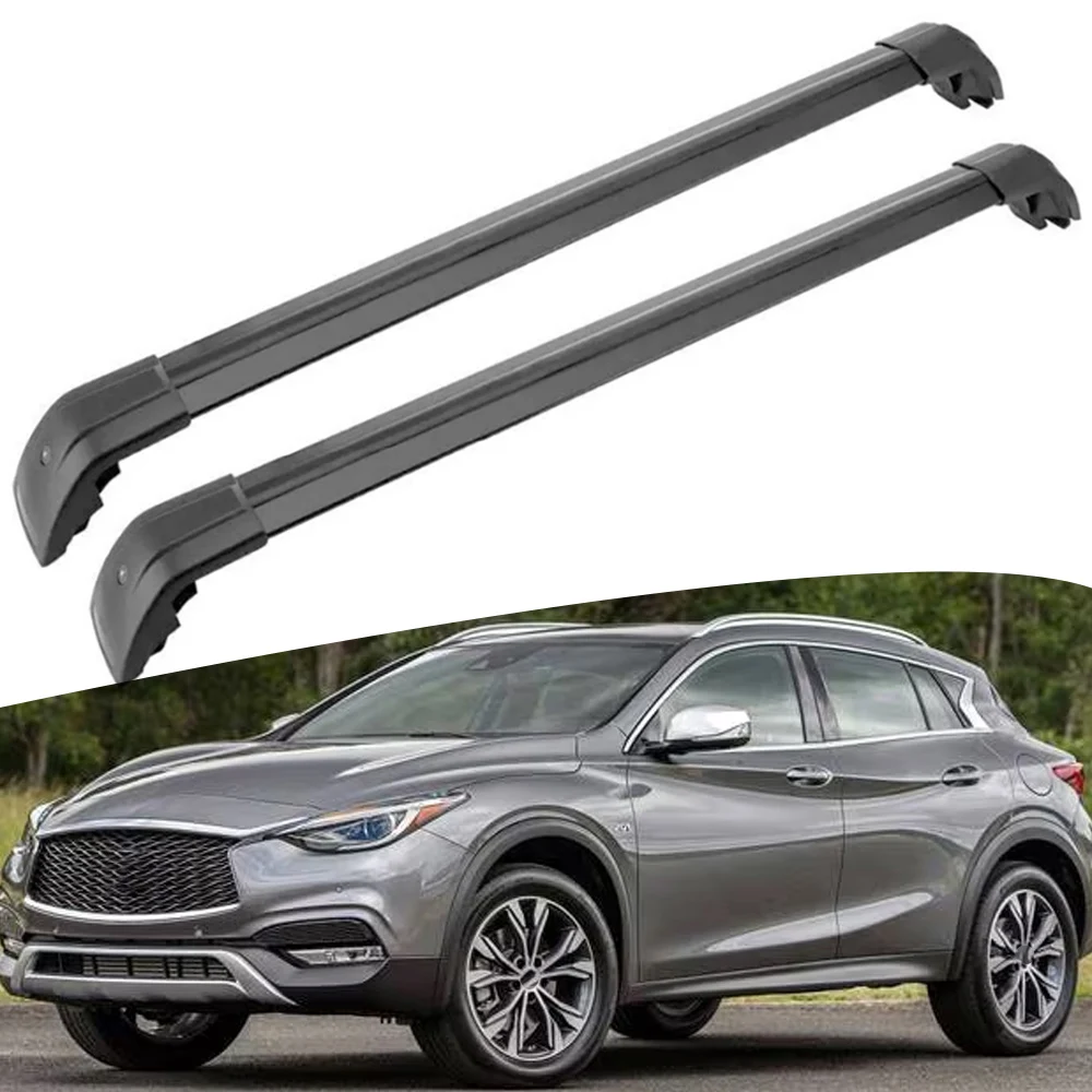 

VULIXYUAN 2PCs Crossbars Cross bars Roof Racks Fits for Infiniti QX30 2016-2019 with roof rails