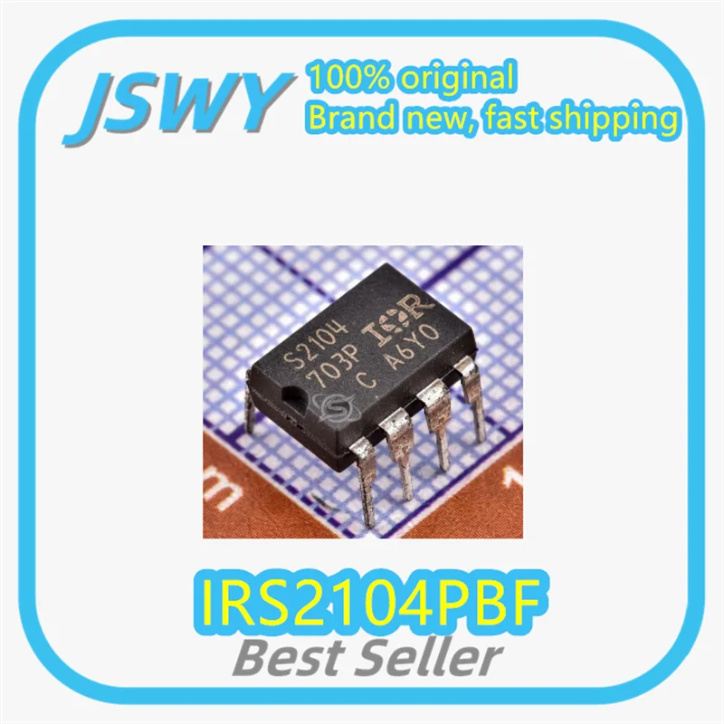 (3/30 pieces) IRS2104PBF IRS2104 S2104 DIP-8 driver chip in stock, large inventory, genuine