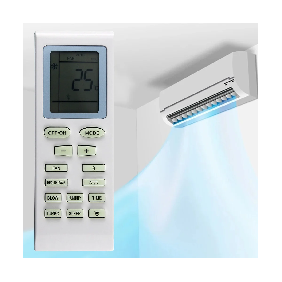 A57G-Control remoto de aire acondicionado para aire acondicionado Gree YBOF2 YBOF YADOF Control remoto de repuesto