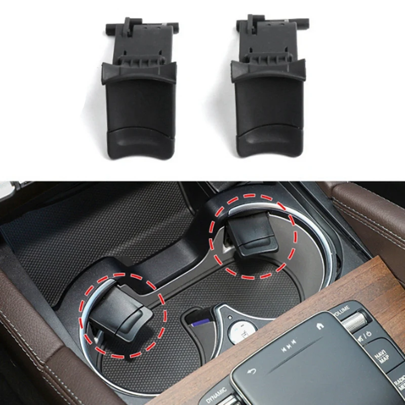 Car Water Cup Holder Car Center Console Drinks Cup Holder Support Fixing Buckle For Mercedes Benz W167 2020-2024