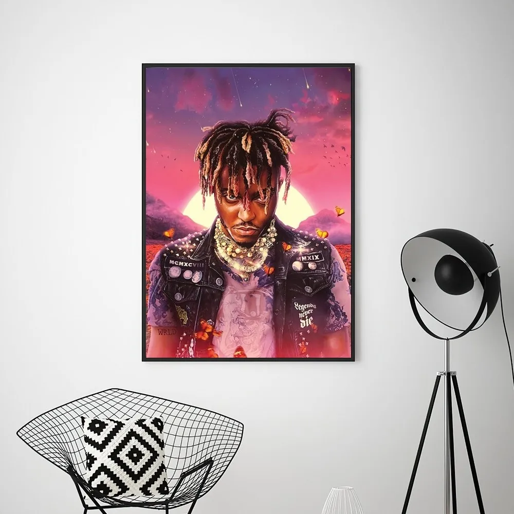 J-Juice Wrlds Rapper Poster Prints Wall Pictures Living Room Home Decoration