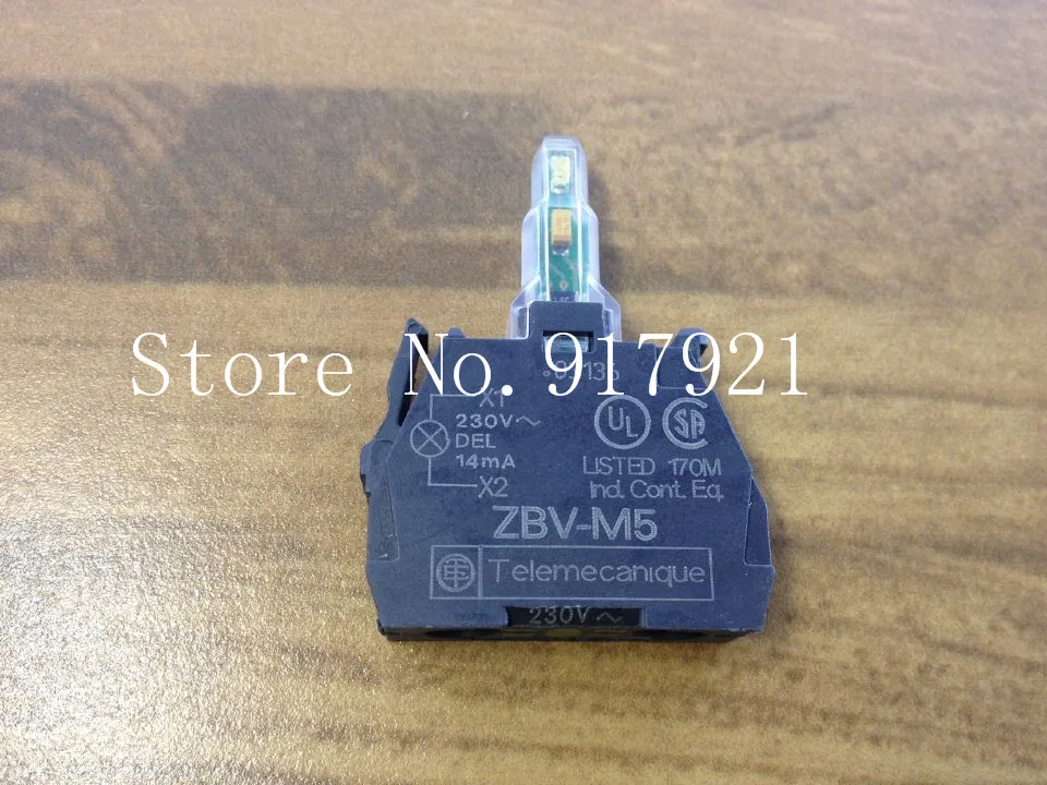 [ZOB] original original ZBV-M5 button on the yellow indicator lamp module LED 230VAC  --10PCS/LOT