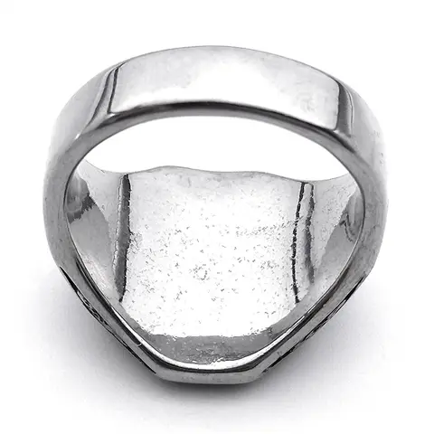 Jewish Vintage Punk Hexagram Star of David Ring Men Stainless Steel Male Boy Biker Jewelry Creativity Gift Wholesale R592S03