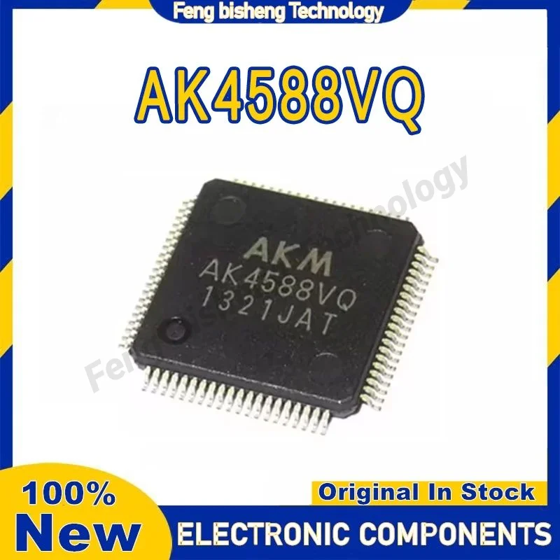 AK4588VQ AK4588 4588 QFP ในสต็อก QFP80 ชิป IC 100% ใหม่ต้นฉบับสต็อก