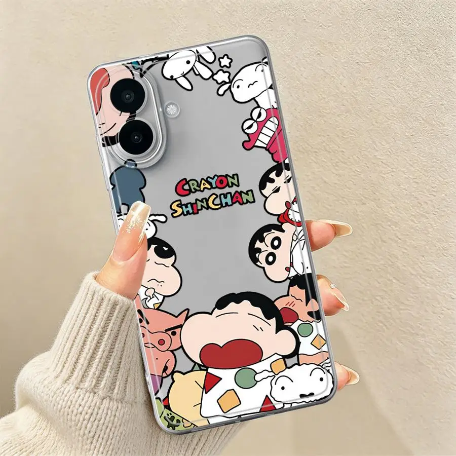 C-Crayon S-ShinChan Cartoon Case for Samsung Galaxy A34 A35 A56 A27 A25 A51 A36 A13 A33 A52 A14 A16 A55 A23 A57 A26 A24 A54 A15