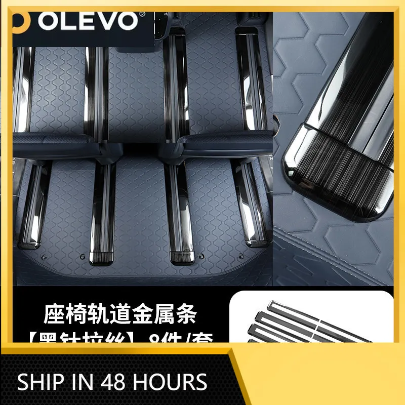 For Zeekr 9X Car interior seat slide rail protection strip anti scratch integrated track guard plate Car interior accessories
