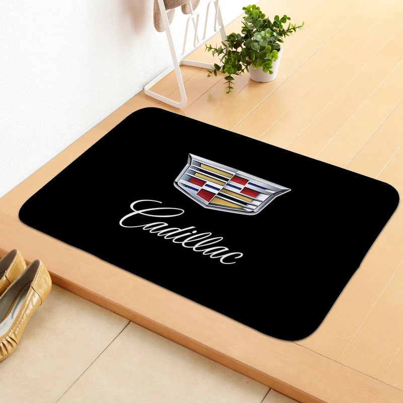 

Veranda Floor Mat C-Cadillacs Carpet for Bedroom Washable Non-slip Kitchen Bath Rug Room Decorating Items Door Entrance Carpet