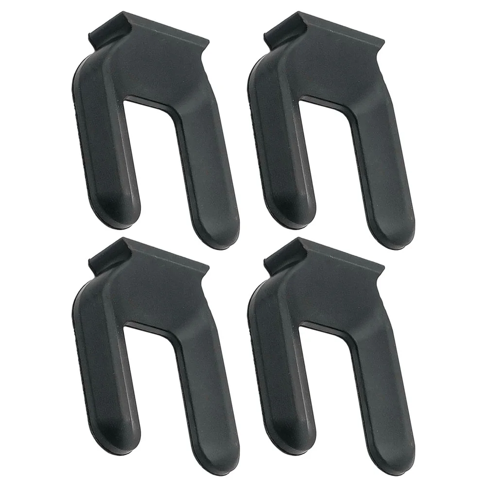 

4 Pcs Wheel Retainer Anti-skid Pad Slot for Stopping Sliding Roller Wheels Universal Rubber Stopper Furniture