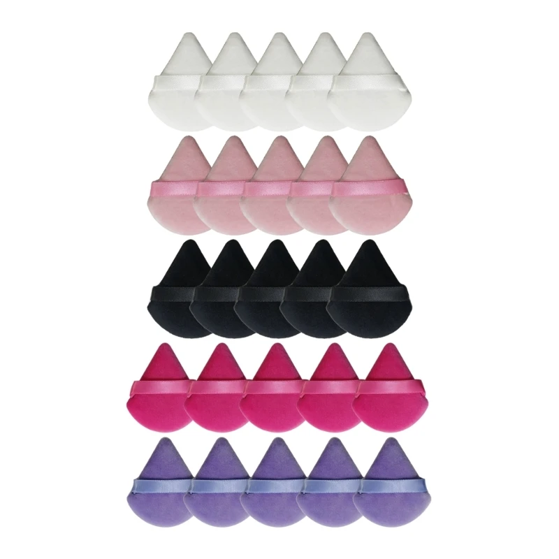 4/6/15Pcs Powder Puff Face Triangles Makeup Sponge Soft Puff for Loose Powder Beauty Powder Puff Makeup Drop Shipping