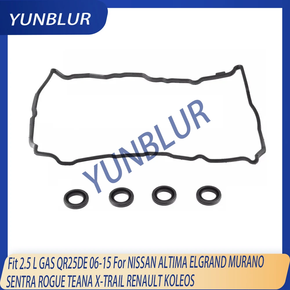 

Valve Cover Gasket Set Fit 2.5 L GAS QR25DE 06-15 For NISSAN ALTIMA ELGRAND MURANO SENTRA ROGUE TEANA X-TRAIL RENAULT KOLEOS