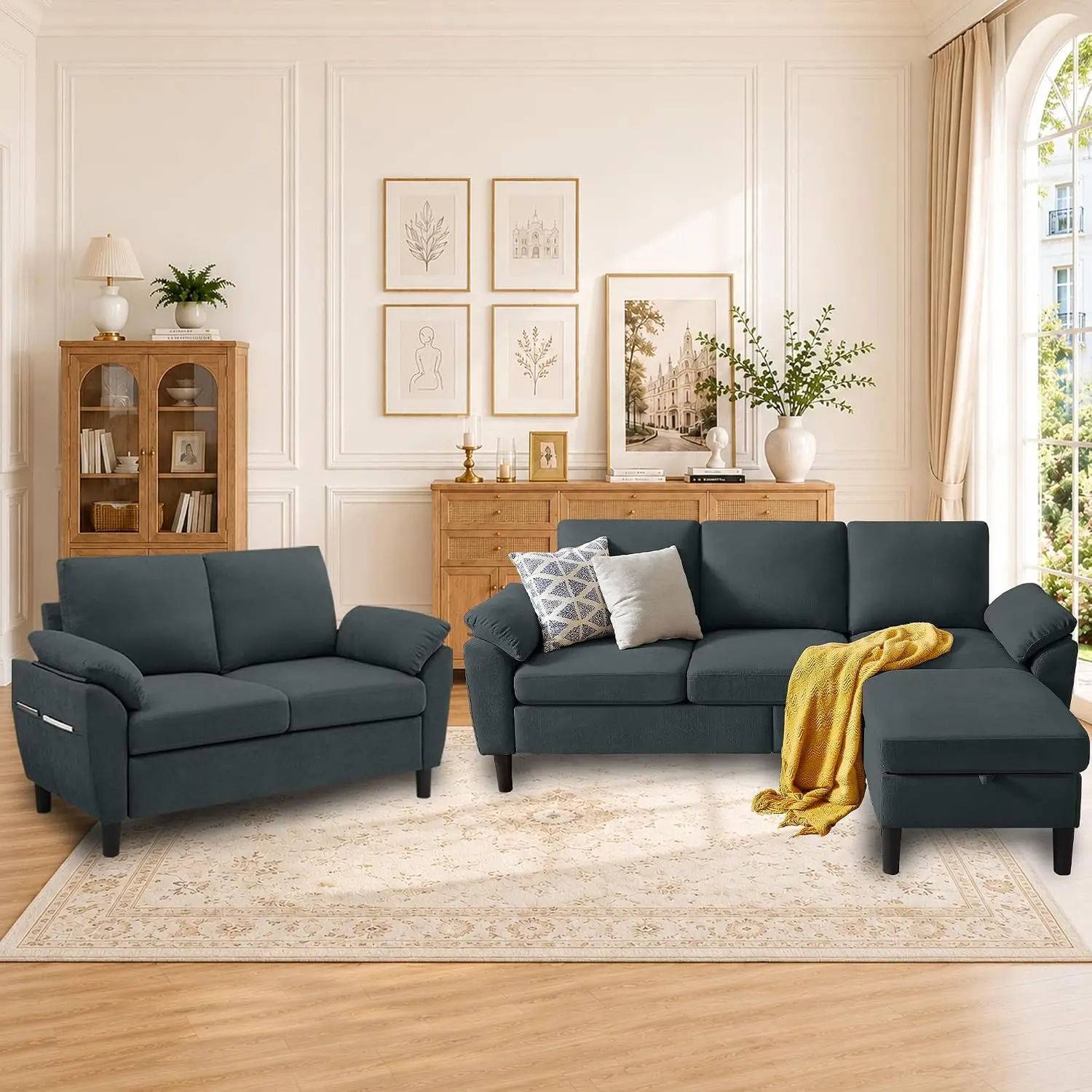 Convertible Sectional Sofa 79