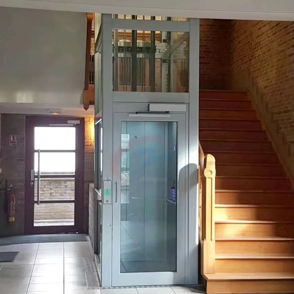 Best pri hydraulic residential elevator small home lift /2 floor 3 floor electric house elevator passenger lifts