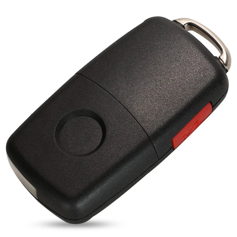 Jingyuqin 10 Uds 7N0837202K 434Mhz ID48 5 botones Flip clave Fob para VW Sharan Multivan Caravelle llave de coche de Control remoto de 5K0837202AD