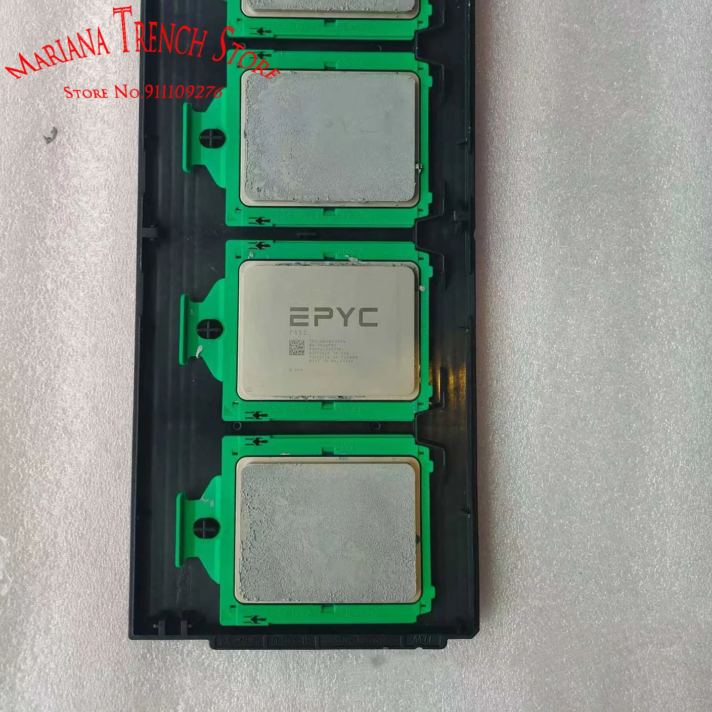 

CPU for EPYC 7552 48 Cores 96 Threads Base Clock 2.2GHz Max.Boost Up to 3.3GHz L3 Cache 192MB TDP 200W