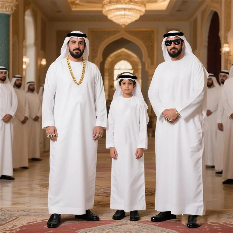 

Арабский длинный халат в стиле Дубая, костюм богатого мужчины Ближнего Востока, забавный наряд для Хэллоуина, дня рождения, новогодних праздников, реквизит для женских вечеринок