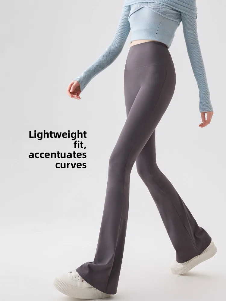 التخسيس عالية الخصر اليوغا السراويل النسائية الخريف جديد Sle طويل الساق إطالة الرياضة Finet بنطلون مريح النايلون دنة