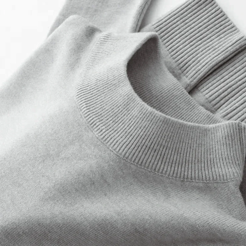 

Men's Mock Turtleneck Sweater Men's Knitting Pullovers Rollneck Sweater Winter Warm Men Jumper Slim Fit Casual Streetwear