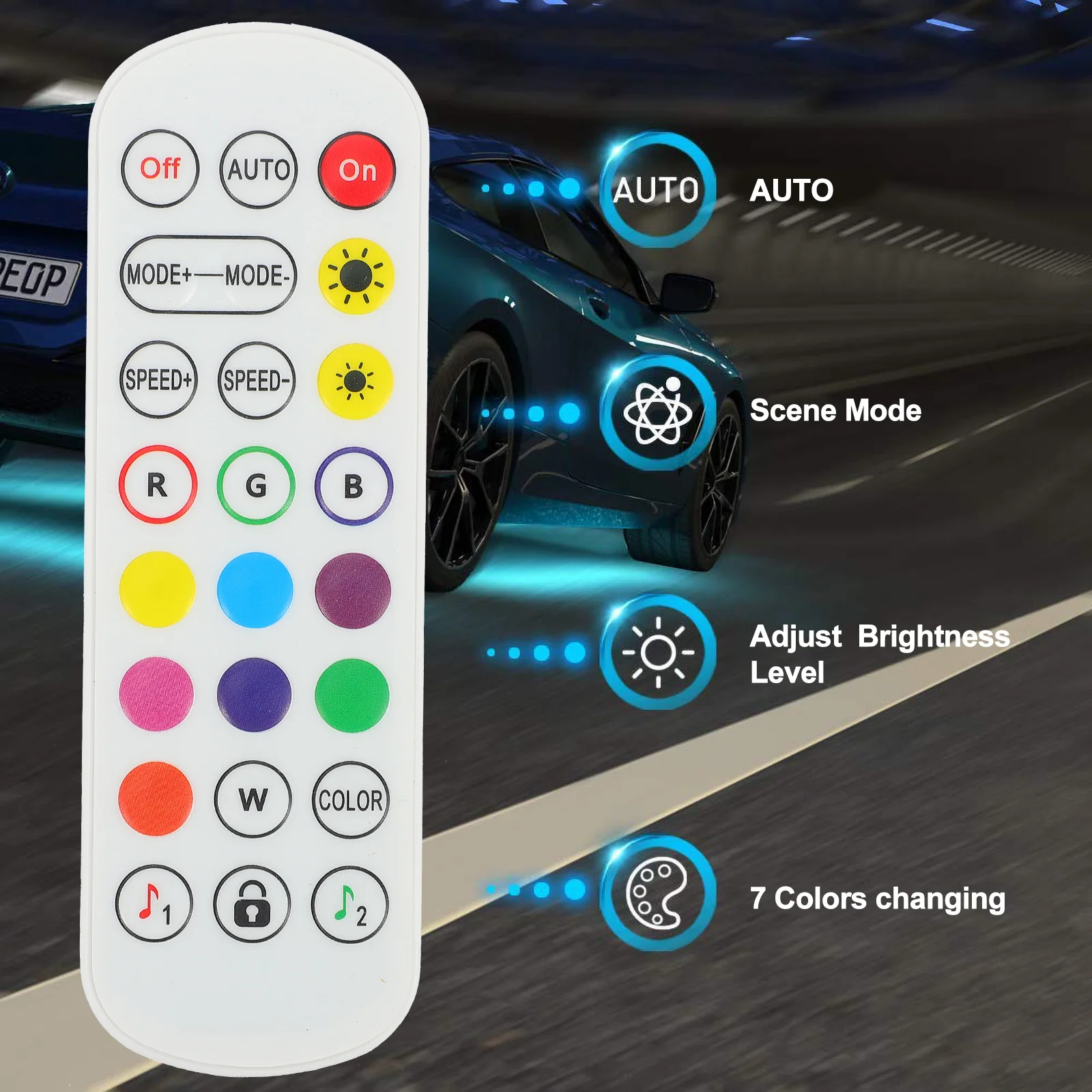 

1 Set 5 Meter App Controlled Led Strip Lights Color Changing Light Bars For Bedroom Backlight Under Cabinet 12V
