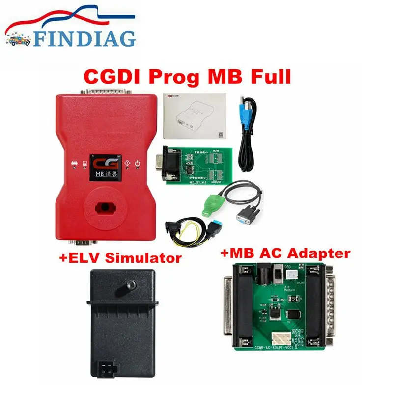 

CG MB CGDI Prog For Benz Key Programmer EIS ELV MB Simulator Original Support All Key Lost with Full Adapters ELV Repair Adapter