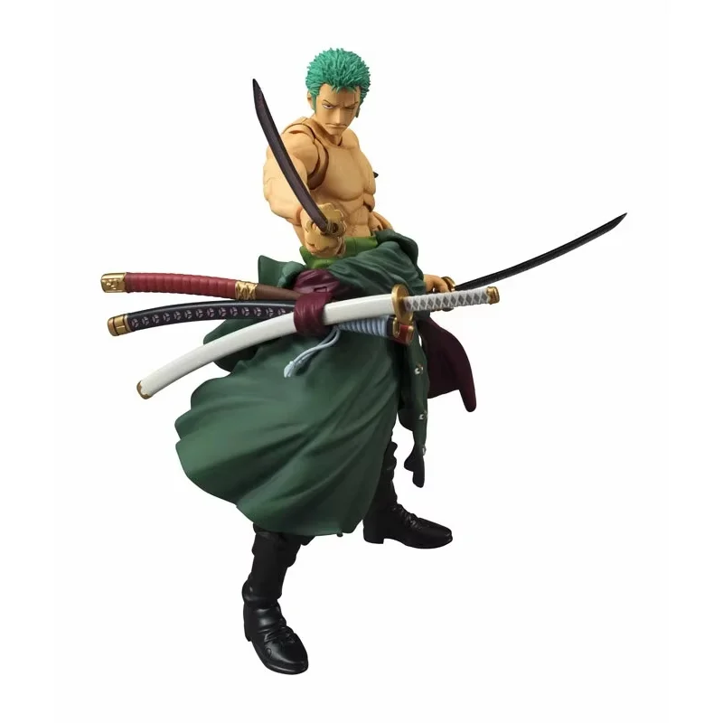 18CM Anime One Piece 18cm BJD Roronoa Zoro Joints Moveable PVC Action Figure Collection Model Toys
