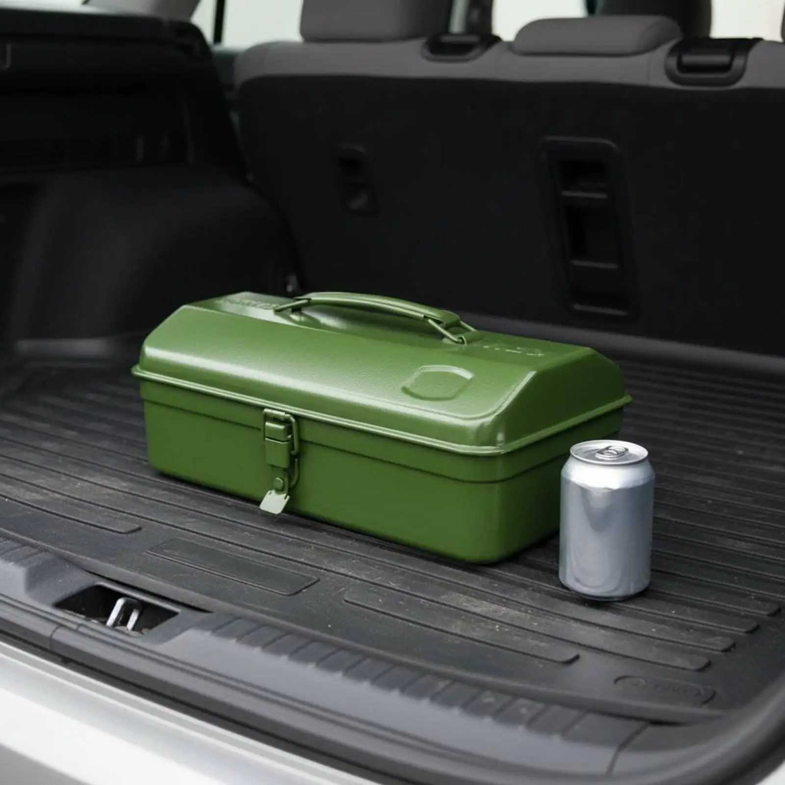 Iron Toolbox Heavy Duty Rigid Metal Storage Chest Portable Tool Box for Car Mechanical Workshop Equipment