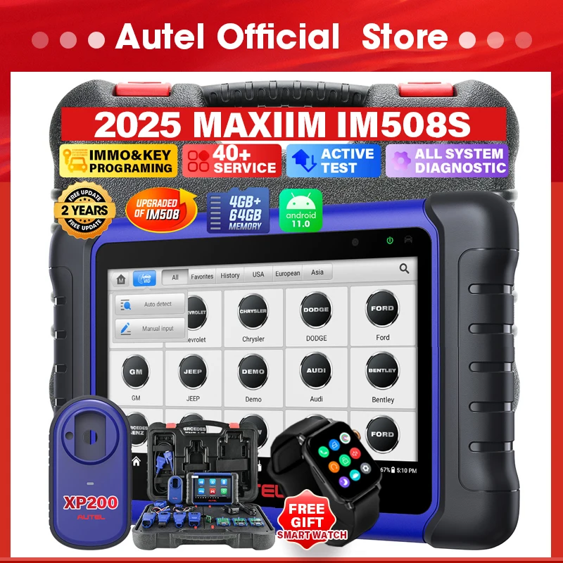 Autel MaxiIM IM508S XP400 PRO OBD2 Automotive Scanner IMMO Key Programming Diagnostic Tools For All Cars All-in-One Programmer