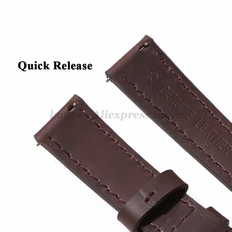 Ремешок для часов, спортивные винтажные кожаные ремешки для часов 18 мм, 20 мм, 22 мм, 24 мм для Huawei Watch GT4, 46 мм, ремень для часов Omega, аксессуары