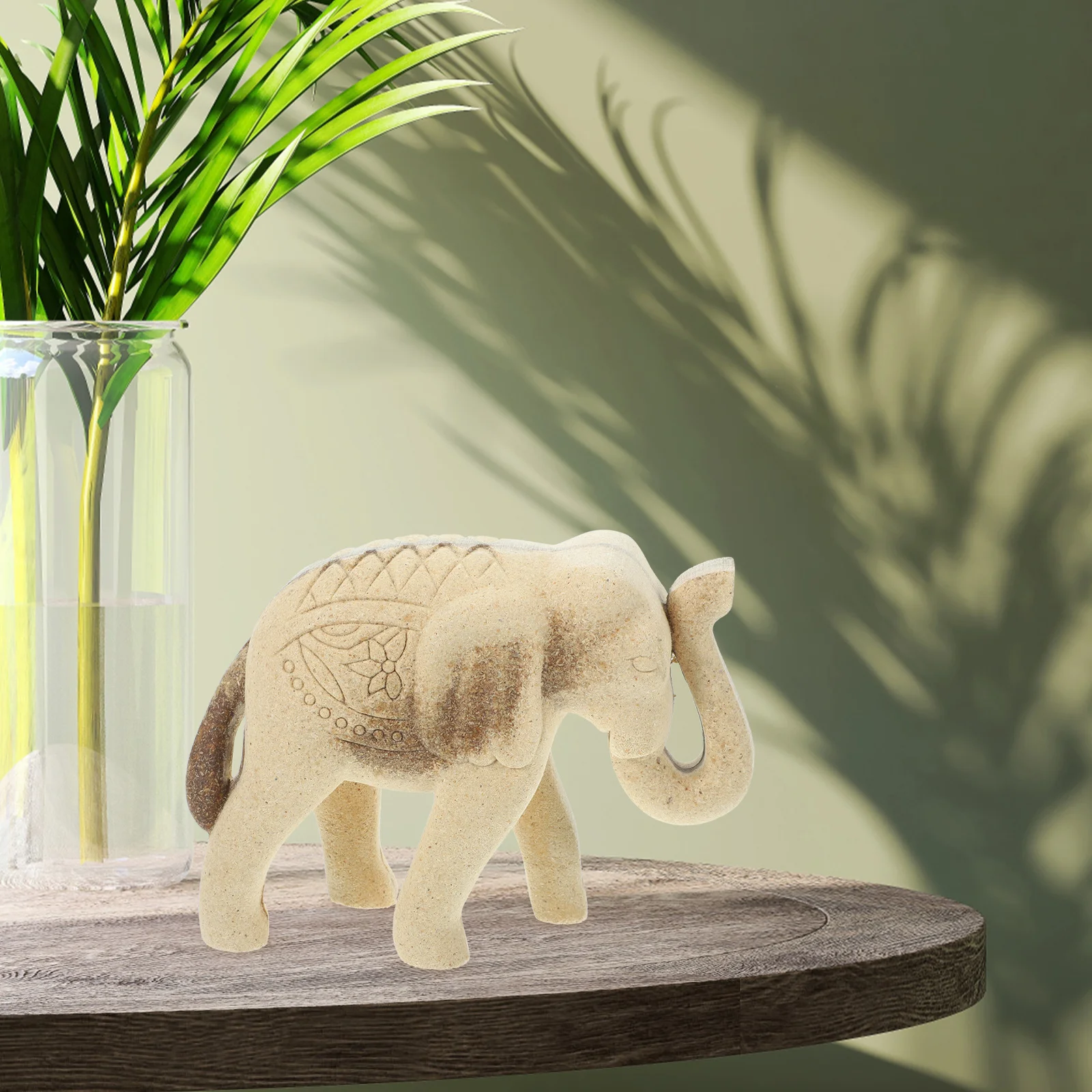 

1pc Diy Unfinished Wooden Animal Shape Desktop Ornament For Home Decor Creative Gift Blank Wood Household Decoration