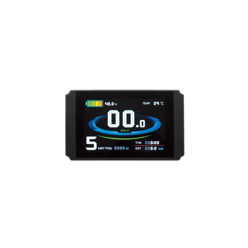 

A75T 1 PCS KT Electric Bicycle LCD Display 24V 36V 48V LCD8HU Bicycle Modified Lithium Electric Power With Common Connector