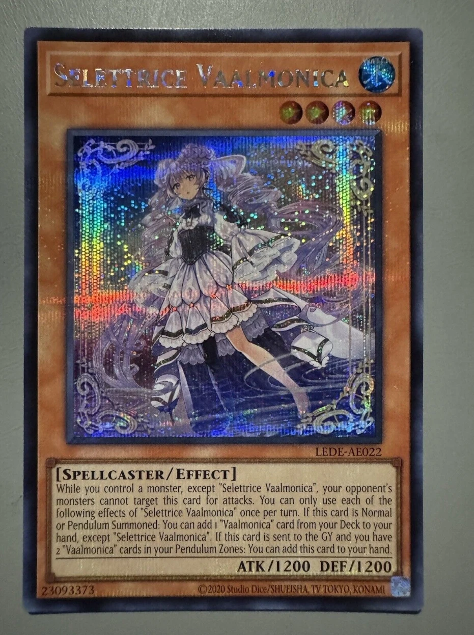 

Yugioh KONAMI Duel Monsters LEDE-AE022 Selettrice Vaalmonica Secret Rare Asian English Collection Mint Card