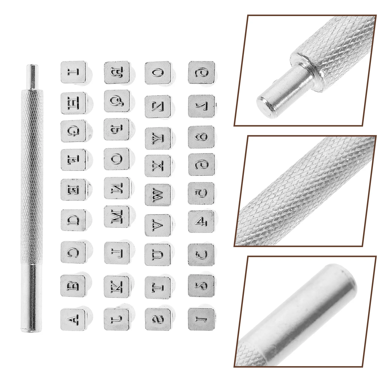 

1 set 1 Set Alloy Stamping Tool For Diy Craft Clear Letter Number Stamp Punch Professional Engraving Mold Kit Tools