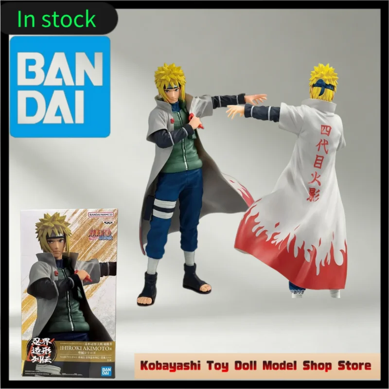 

Bandai in Stock Genuine BANPRESTO Naruto Shippuden Ninjakai Zokei Retsuden Minato Namikaze Figure Anime Model Toys Collection