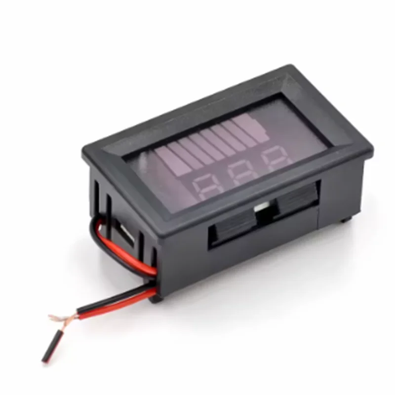 12V 24V 36V 48V 60V Auto Batterij Laadniveau Indicator Lithium Batterij Capaciteit meter Tester Display LED Tester Voltmeter