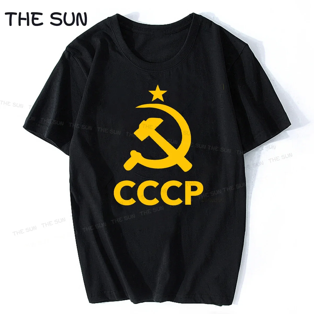 

Soviet Flag Hammer Sickle Communist Communism Cccp Army T Shirt Men USSR Soviet Union KGB Moscow Russia Cotton Camiseta