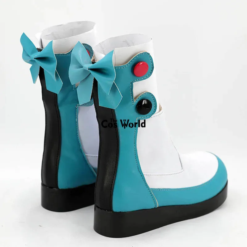 

qq6812017 Magical Mirai Miku Anime Customize Cosplay Flat Shoes Boots