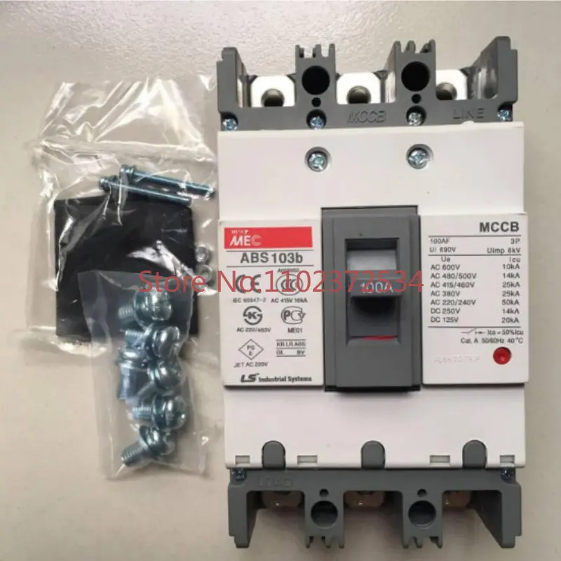 

ABS103b 100A South Korea ls Power Generation ABE102b 75A Molded Case Circuit Breaker ABH104b 50A 60A