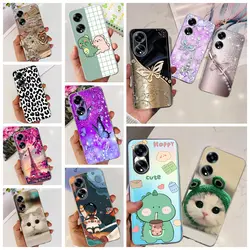 For Oppo A98 A78 A58 A58x A38 A18 Case 2023 New Fashion Transparent Soft Silicone Rubber Back Cover For OppoA98 5G A78 5G Bumper