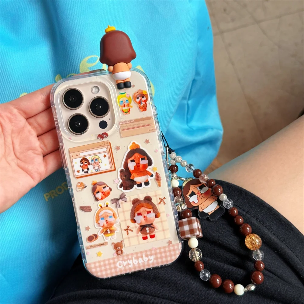 

Funny 3D Parga cartoon phone case for iPhone 16 Pro 14 15 16 Pro Max Funda New Stylish with hinged protective cover For 16 Case