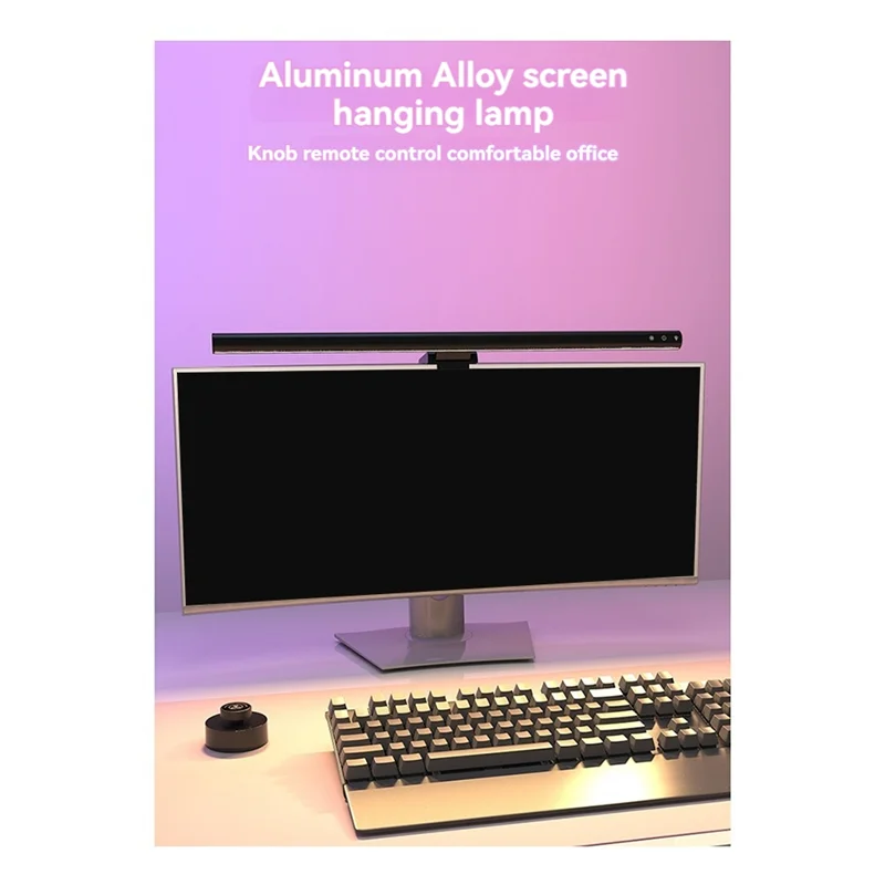 TKOH-Monitor Light Bar Touch / Wireless Remote Dual Control Eye Protection Anti-Glare USB Reading Light For Computer