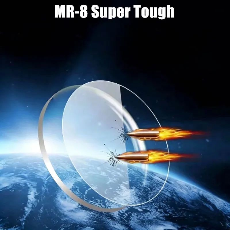 

Очки с асферическими линзами MR-8: сверхпрочные, в 4 раза твердые, двусторонние, для коррекции близорукости, дальнозоркости и пресбиопии