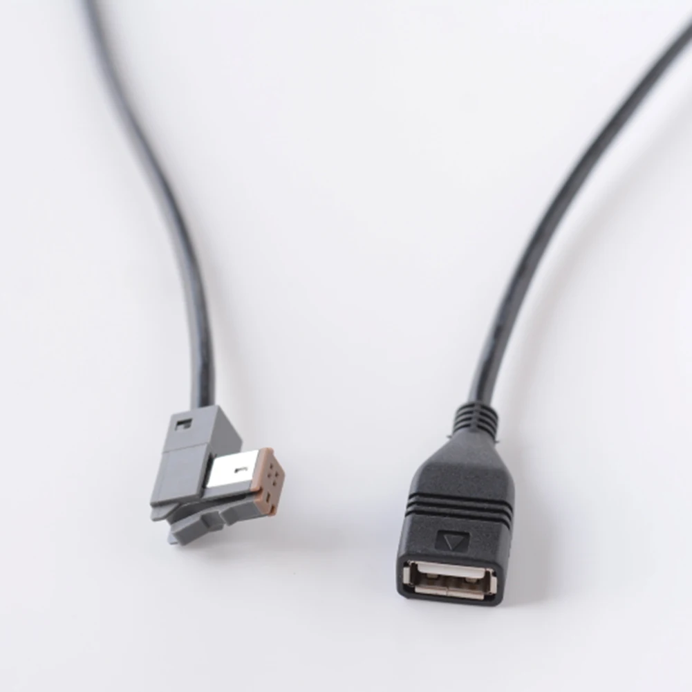 Practical Car Audio Adapter 4-pin Connector 4-Pin USB Connector Car Radio USB Cable Easy Installation Non-Deformable Structure