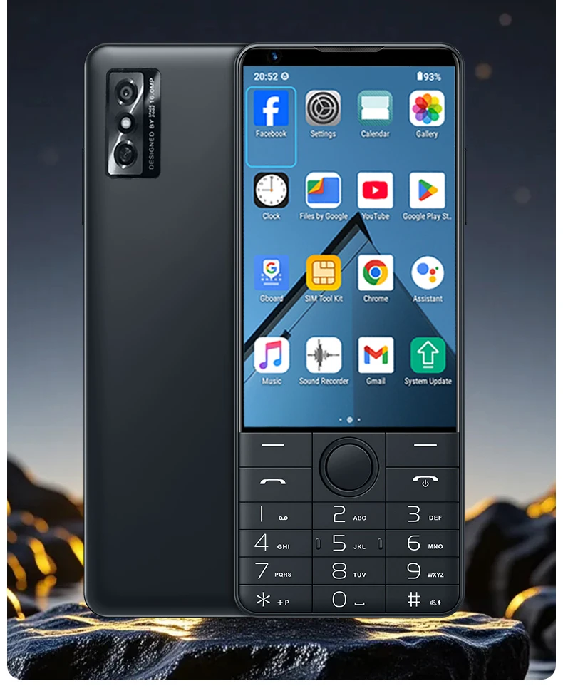 DOOV R70 4G Android Phone Google Play Smartphone Dual SIM 6GB RAM 128GB Storage 4.0" IPS Display Physical Keyboard Mobile Phone