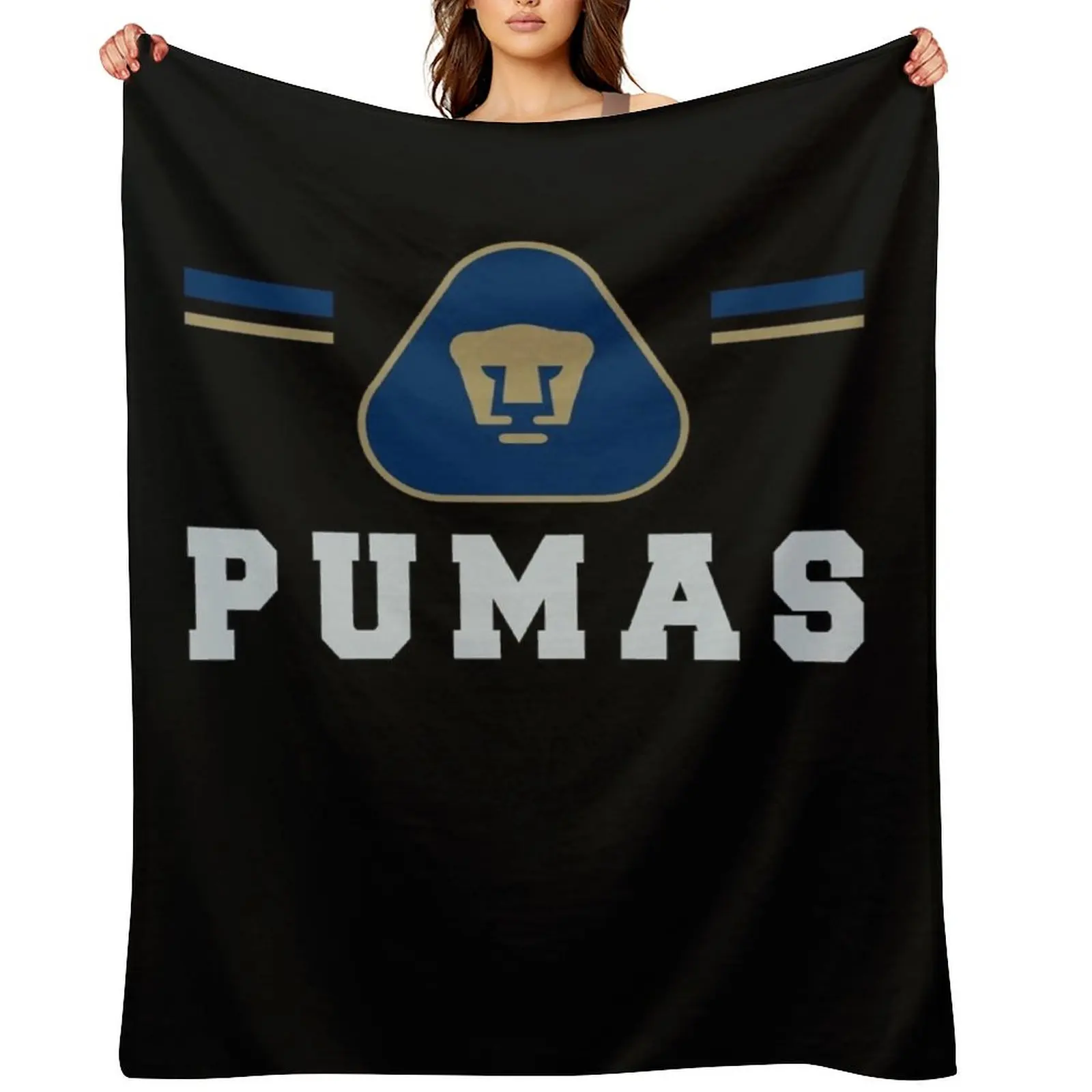 

Pumas Unam - Mexican Soccer Team Family Gifts Throw Blanket Bed Fashionable Loose Beach warm for winter Blankets