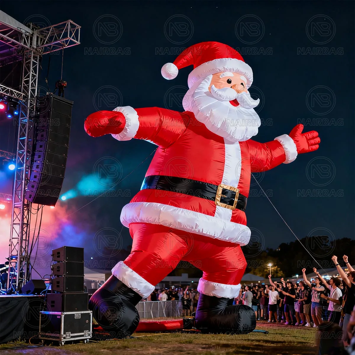 

Notable Inflatable Santa Large Christmas Decoration Giant Blowup Xmas Cartoon Model
